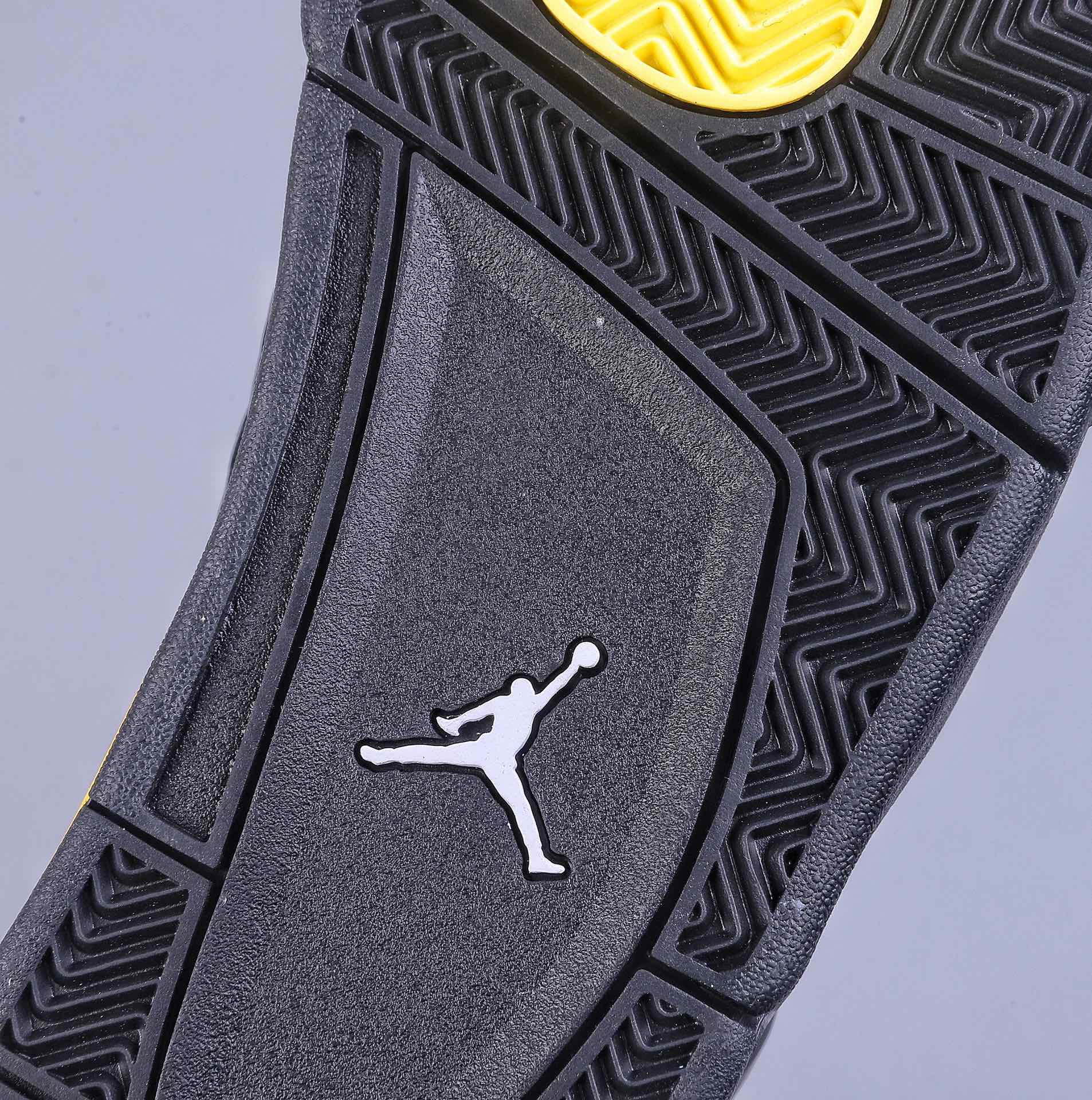 280 BP版Air Jordan AJ4 Retro 黑黄雷公 DH6927-017