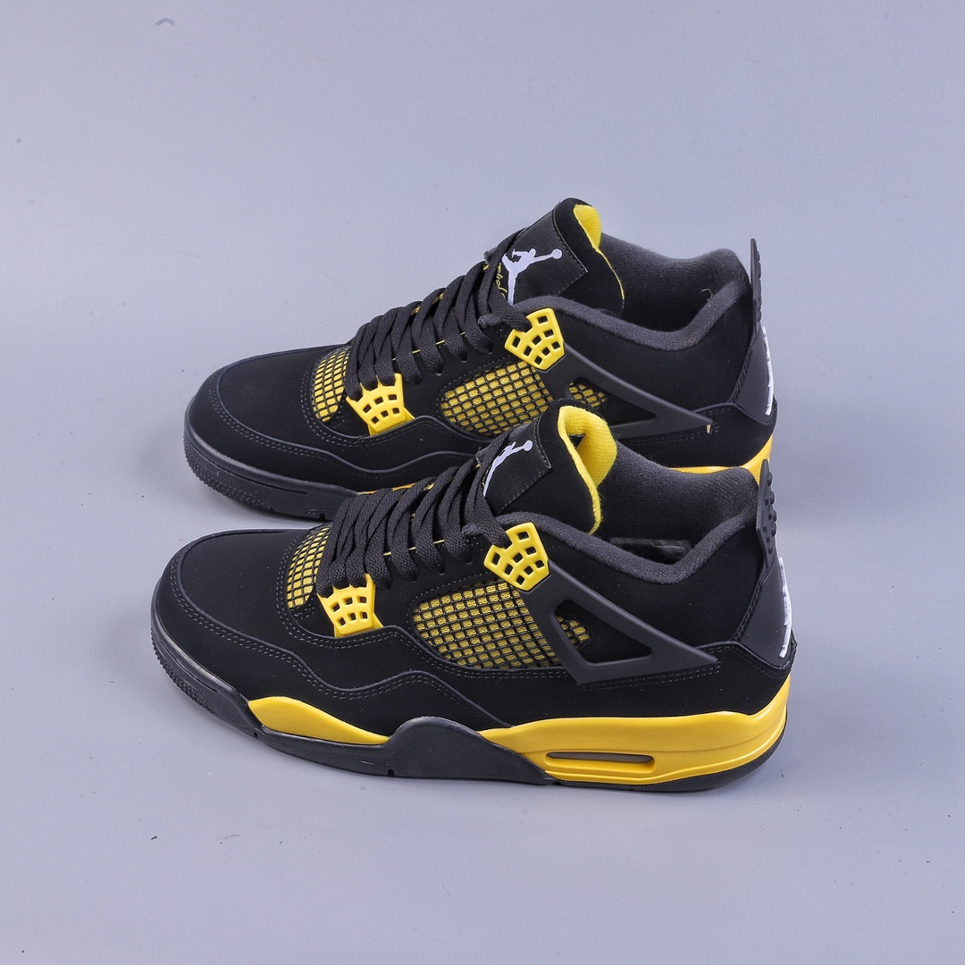 280 BP版Air Jordan AJ4 Retro 黑黄雷公 DH6927-017