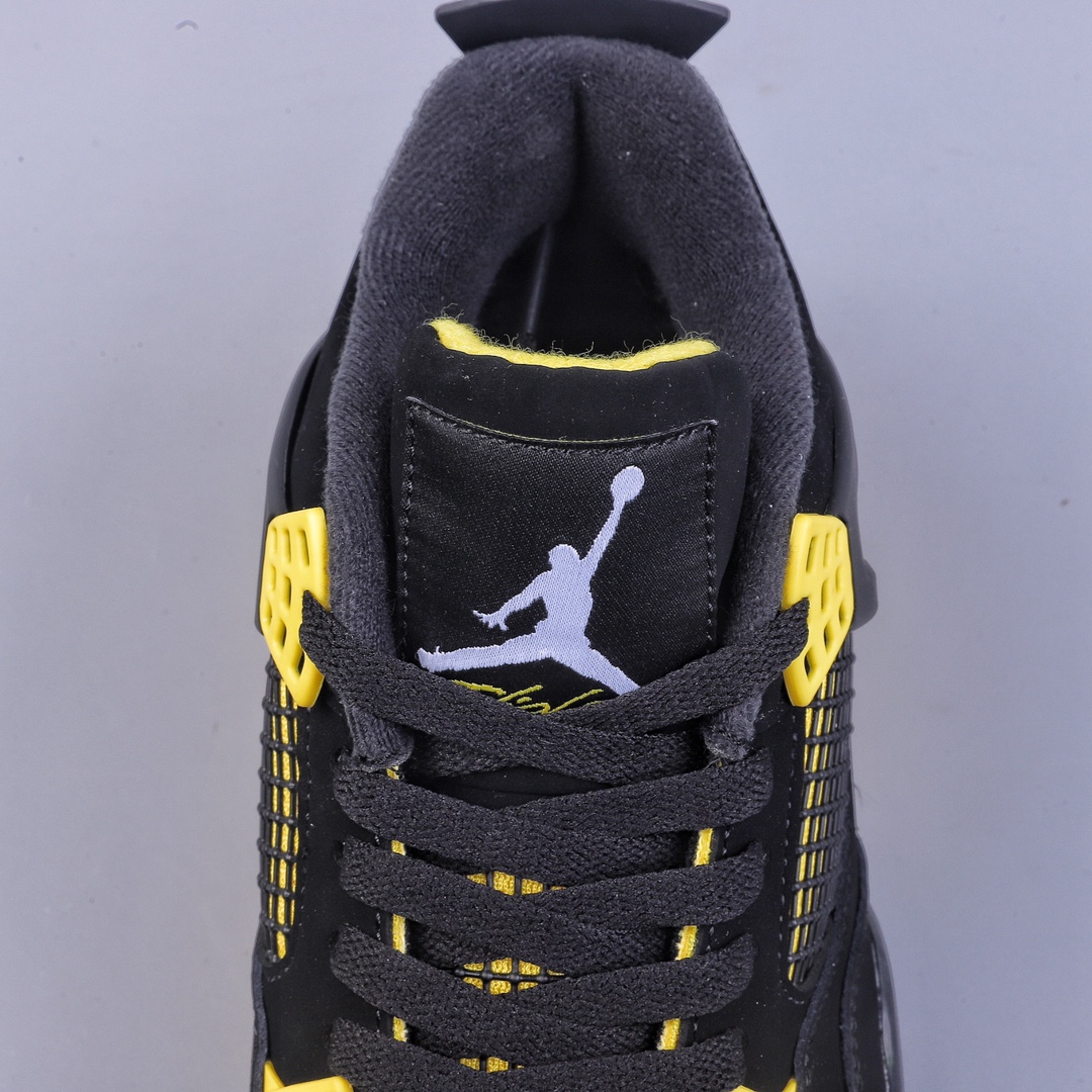 280 BP版Air Jordan AJ4 Retro 黑黄雷公 DH6927-017