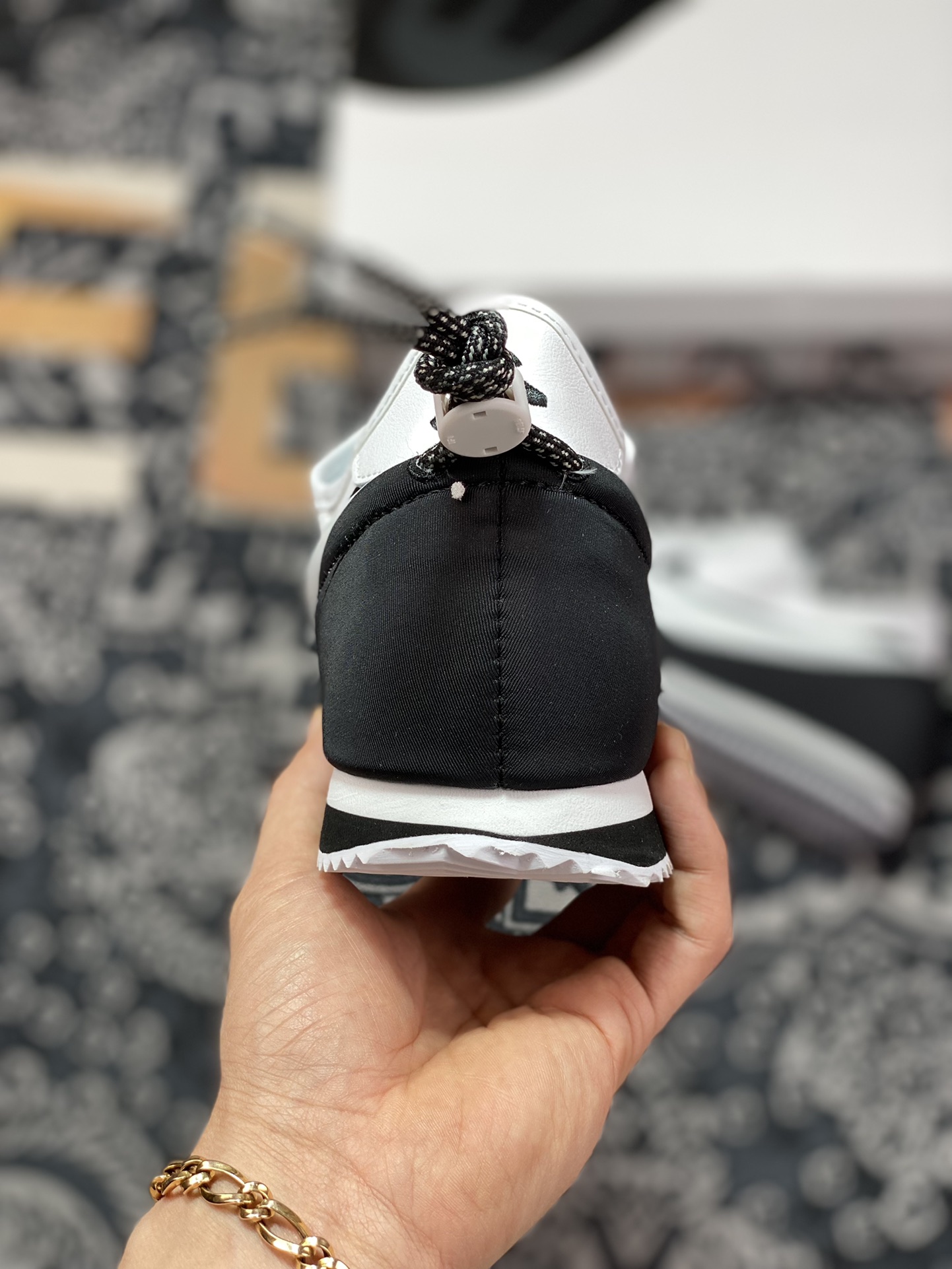 CLOT x Nike Cortez Clotez 3 IN 1 ”YIYANG” Forrest Gump three-in-one ”Black and White Yin Yang Tai Chi” DZ3239-002