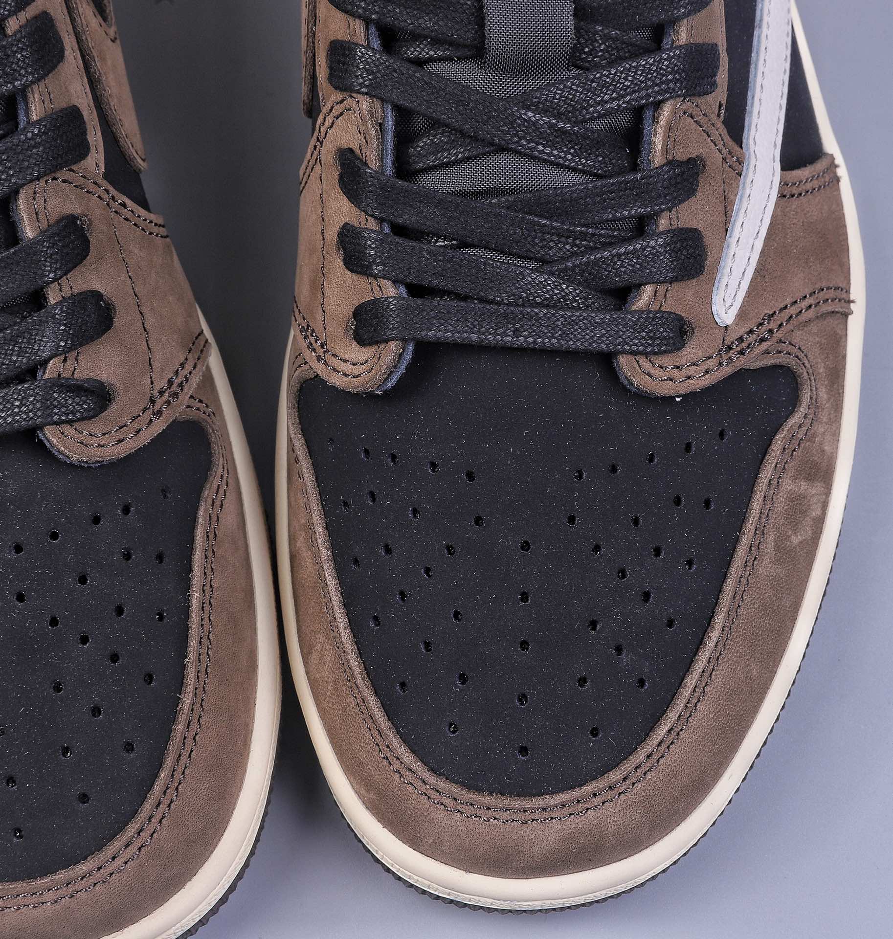400 N版Travis Scott x Air Jordan AJ1 Low OG SP TS联名深棕倒钩低帮 CQ4277-001
