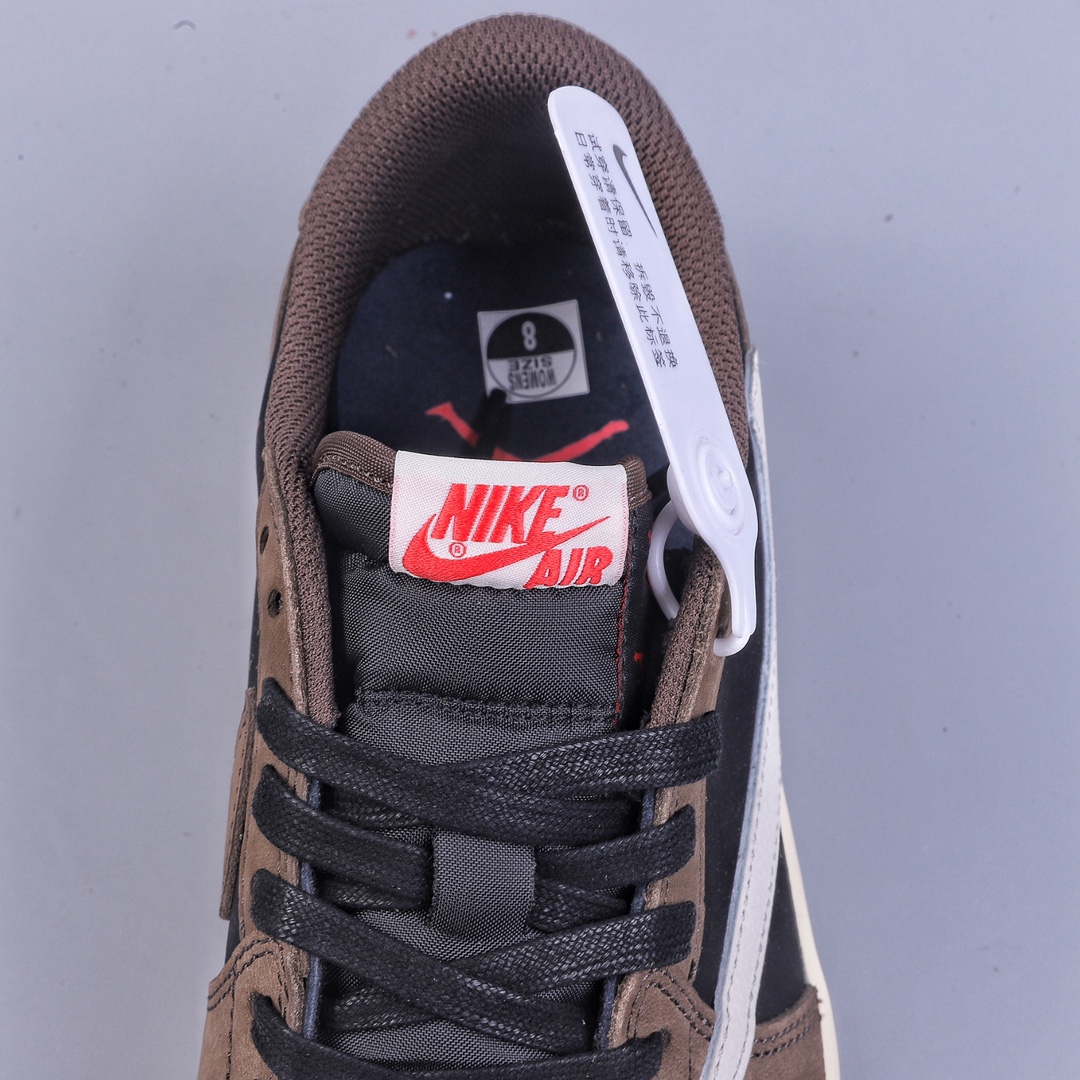 400 N版Travis Scott x Air Jordan AJ1 Low OG SP TS联名深棕倒钩低帮 CQ4277-001