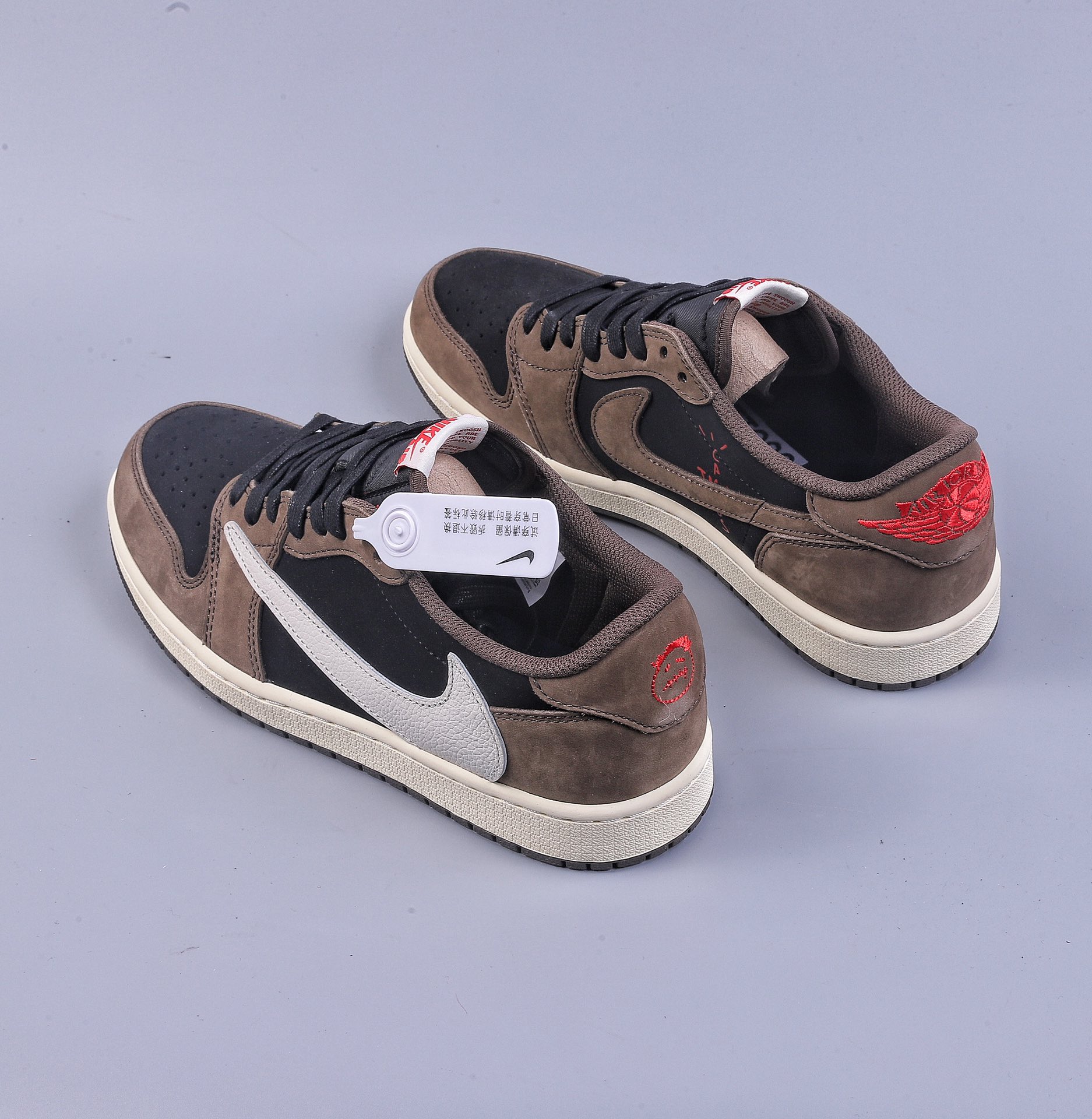 400 N版Travis Scott x Air Jordan AJ1 Low OG SP TS联名深棕倒钩低帮 CQ4277-001