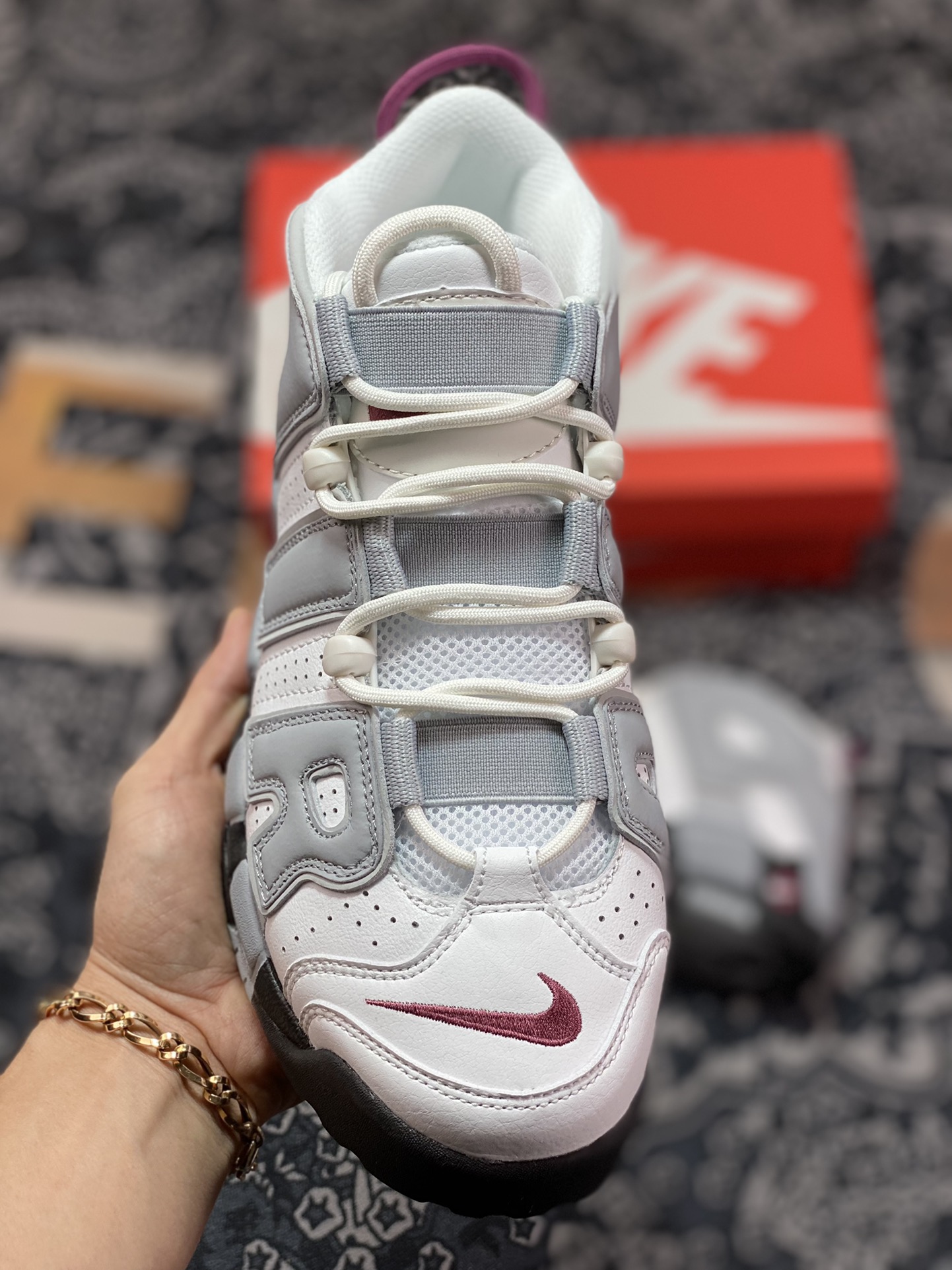 Nike Air More Uptempo'96 ”Mulberry” Pippen generation series DV1137-100