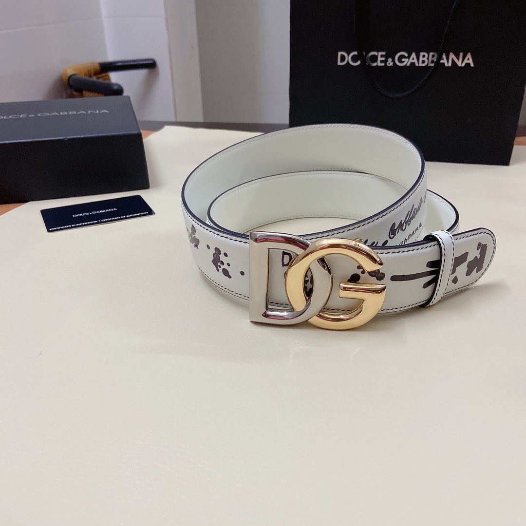 D&G杜嘉班纳官网新款.双面头层小牛