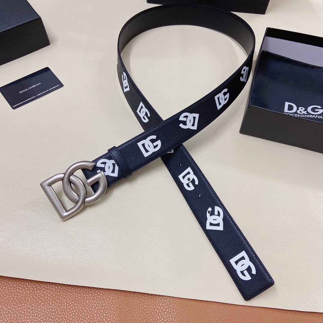 D&G杜嘉班纳官网新款.双面头层小牛