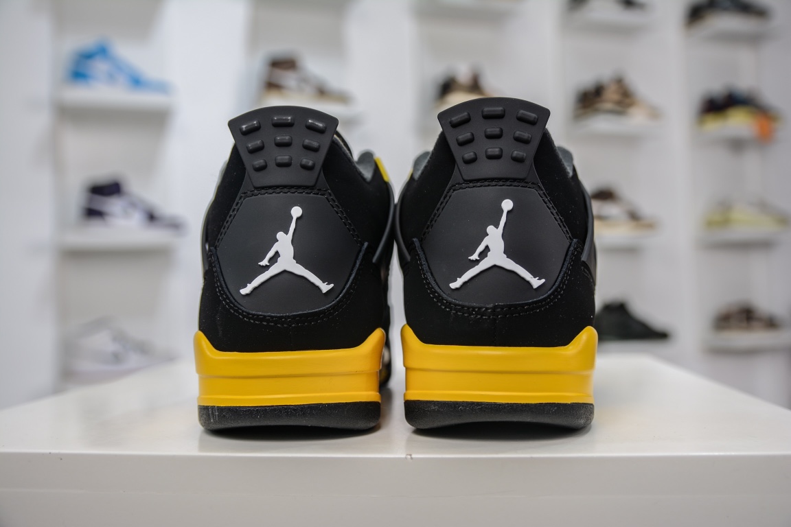 Foreign Trade Special Edition Air Jordan 4 Black Yellow Thunder DH2967-017-Top High Quatity Cheap Sneakers Fashion Clothing Clothes Bags handbags Shoes of all Brand wholesale With The best Quality And Beautiful Price from China Factory Chinese suppliers wholesaler seller Foreign Trade Special Edition Air Jordan 4 Black Yellow Thunder DH2967-017