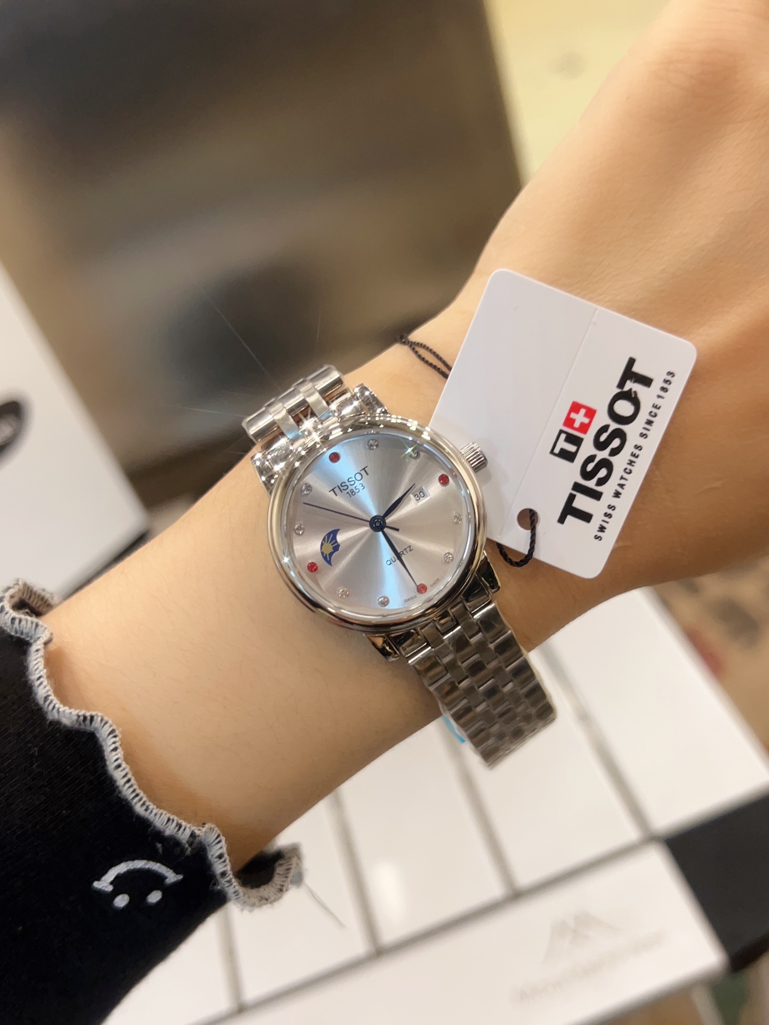 Trendy Couple Watch Set: TISSOT-TISSCOT Golden Courage with Unique Features - 图片 8