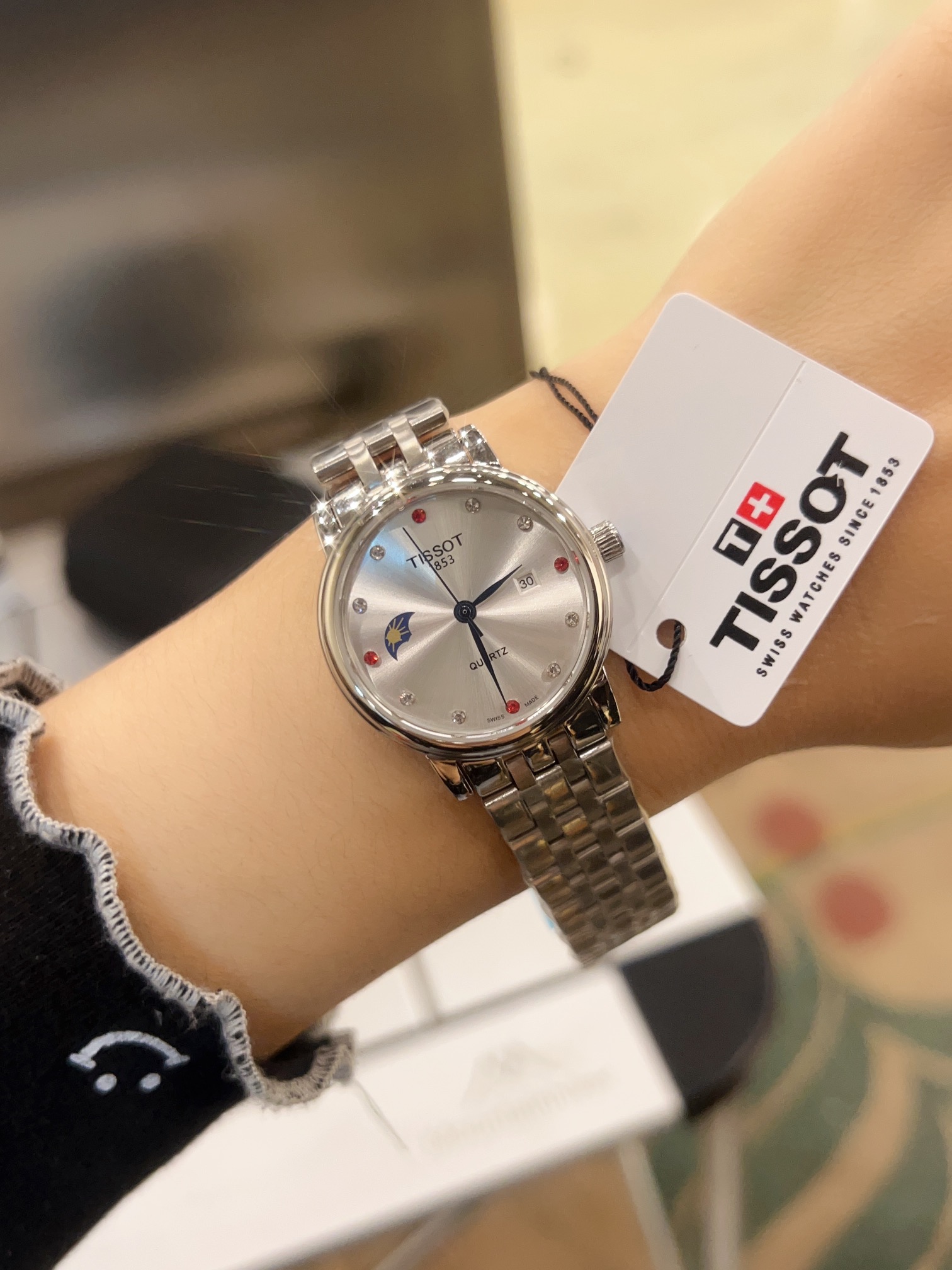 Trendy Couple Watch Set: TISSOT-TISSCOT Golden Courage with Unique Features - 图片 7