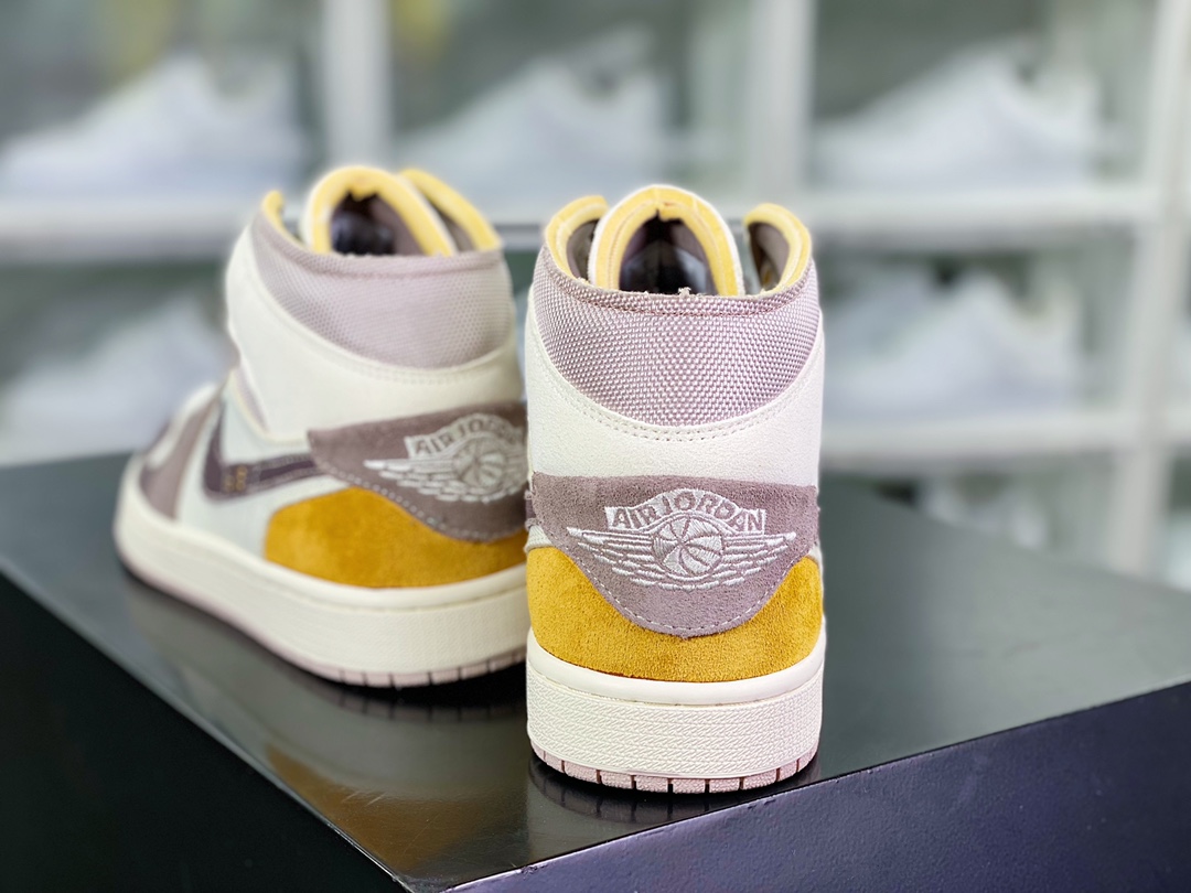 240 Air Jordan 1 Mid”Lakers”AJ1乔丹一代中帮DM9652-102
