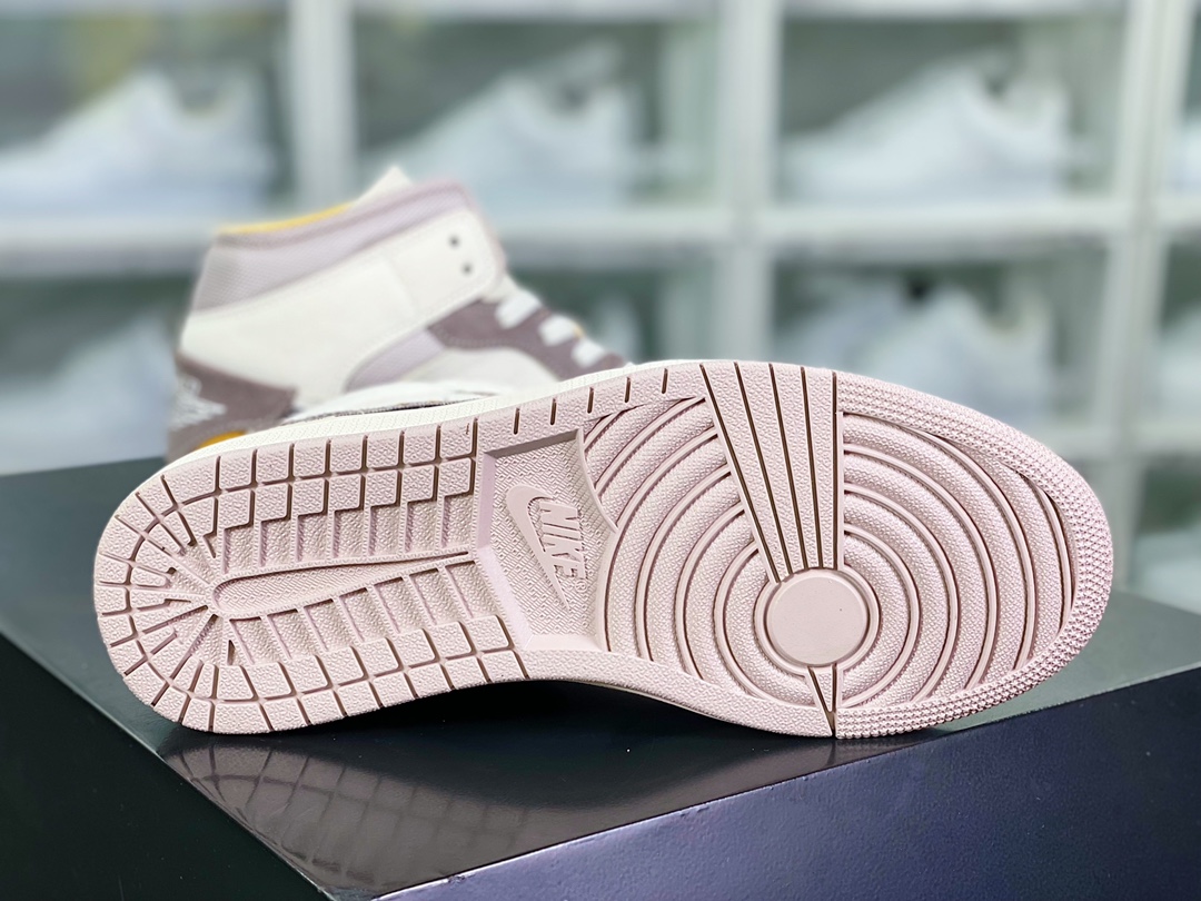 240 Air Jordan 1 Mid”Lakers”AJ1乔丹一代中帮DM9652-102