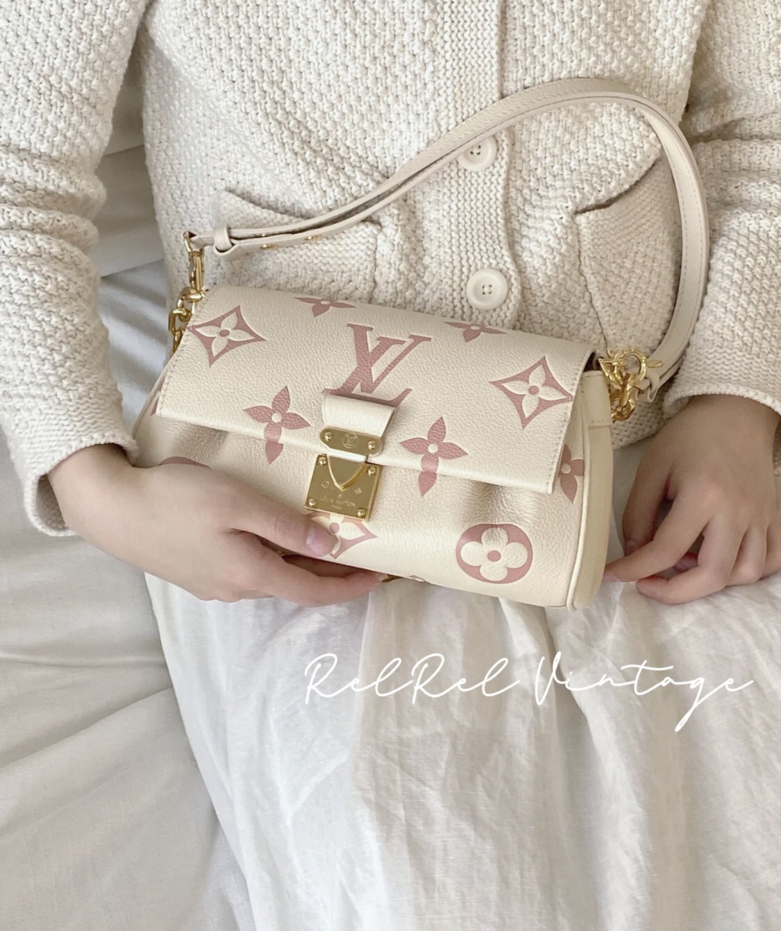 Louis Vuitton LV Favorite Tassen handtassen Replica AAA+ ontwerper
 Wit M45813