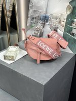 Designer Fake
 Loewe Gate Dual Bags Handbags Wholesale 2023 Replica
 Pink Printing Calfskin Canvas Chamois Cowhide Casual