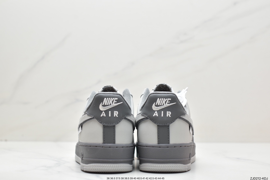 240 Nike Air Force 1'07 Low 奶奶灰 空军一号低帮休闲板鞋 DB3301-033