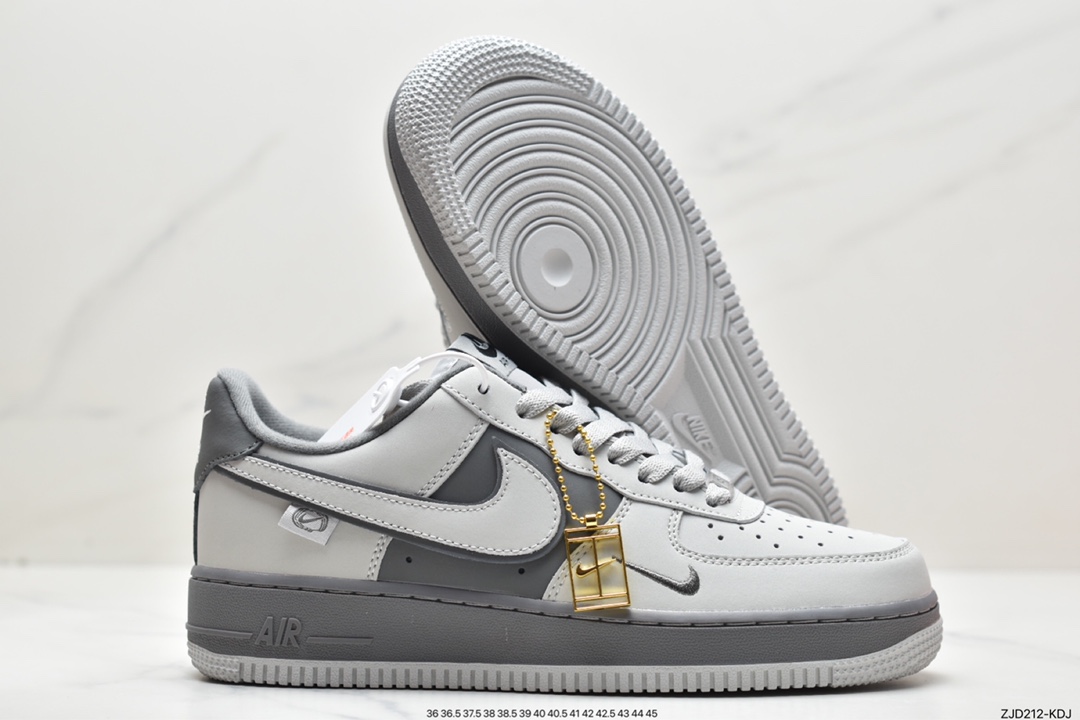 240 Nike Air Force 1'07 Low 奶奶灰 空军一号低帮休闲板鞋 DB3301-033