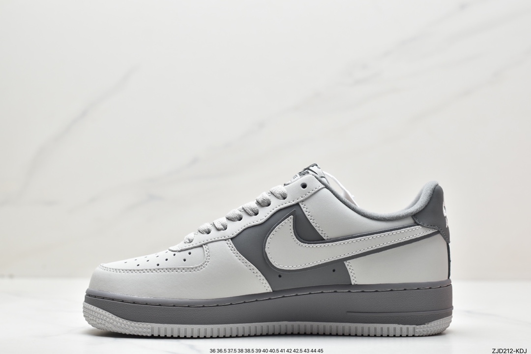 240 Nike Air Force 1'07 Low 奶奶灰 空军一号低帮休闲板鞋 DB3301-033