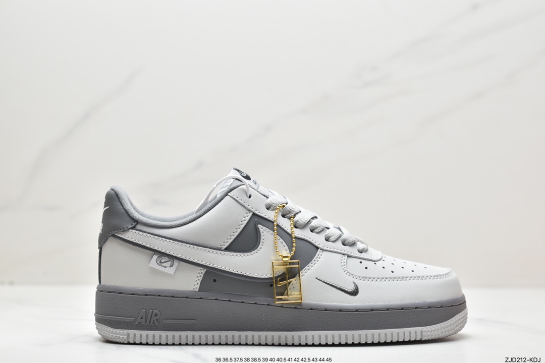 240 Nike Air Force 1'07 Low 奶奶灰 空军一号低帮休闲板鞋 DB3301-033