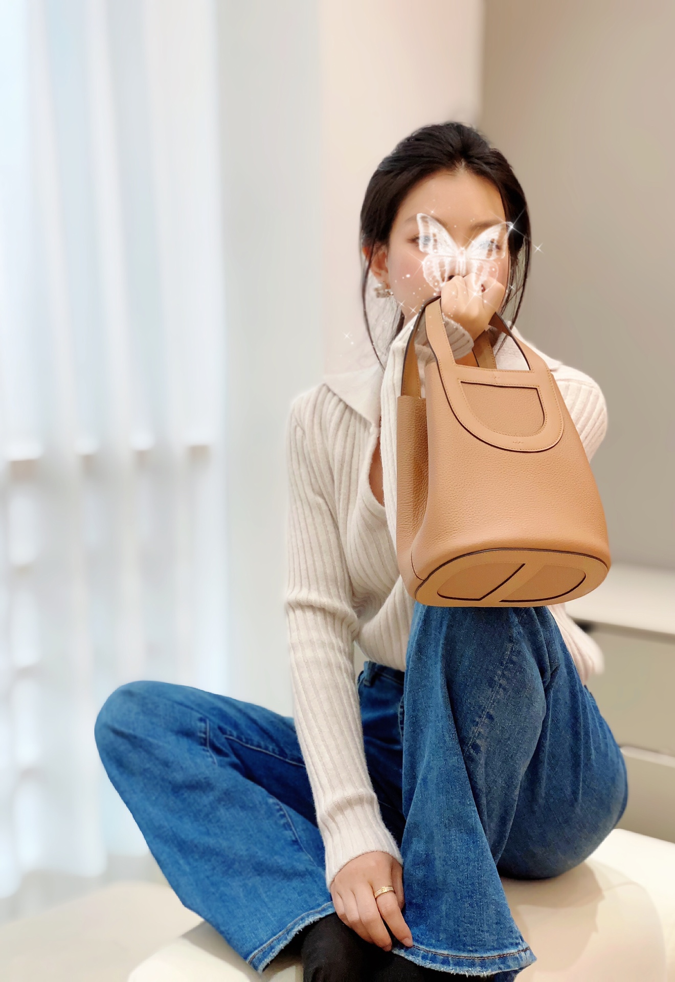 罗意威 Loewe 高定经典皮革女包手袋 #DED1D1DA 6