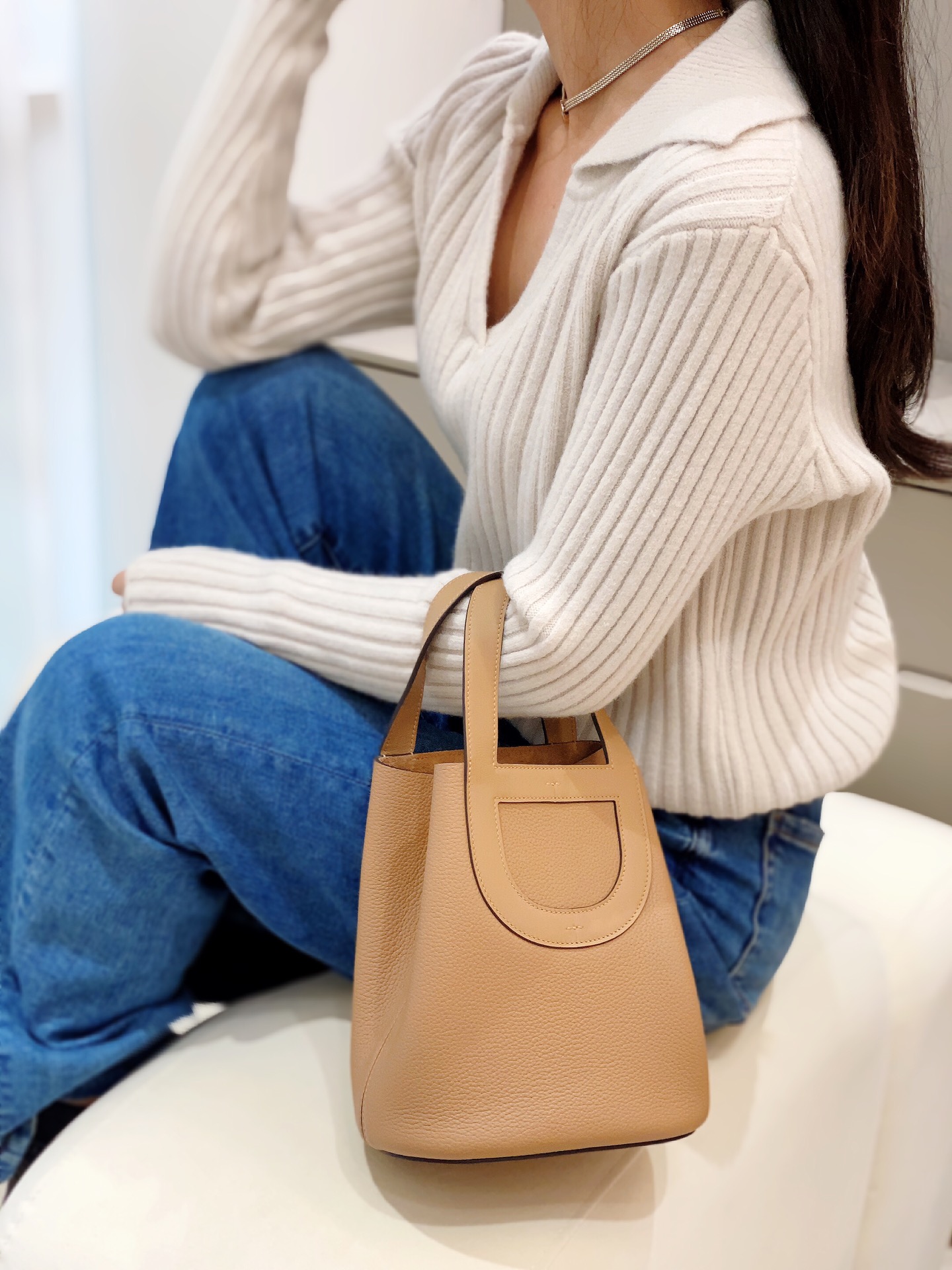 罗意威 Loewe 高定经典皮革女包手袋 #DED1D1DA 7