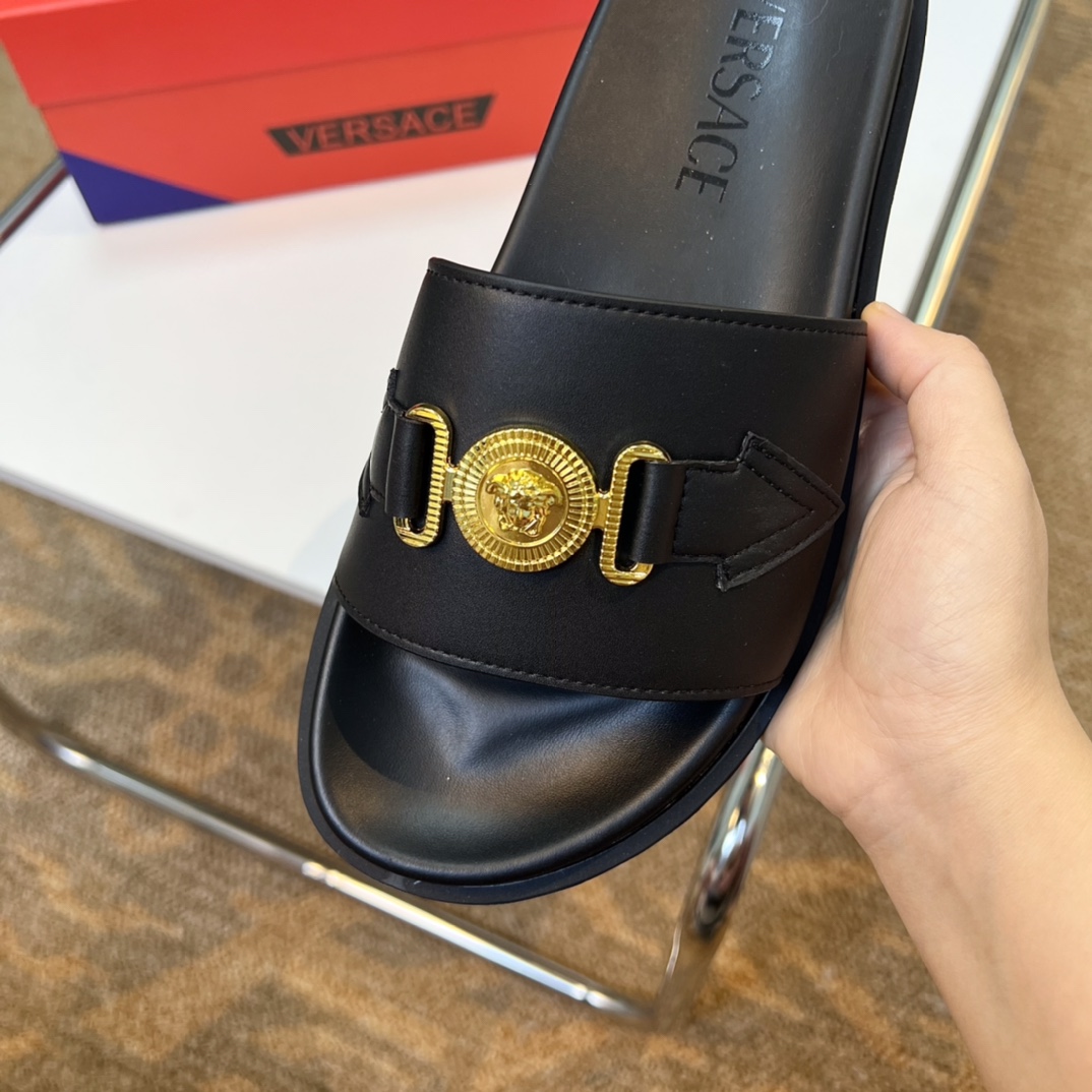 [VERSACE - Versace] P: Tamaño 38-45 top generación de compra de los hombres de primavera y verano za