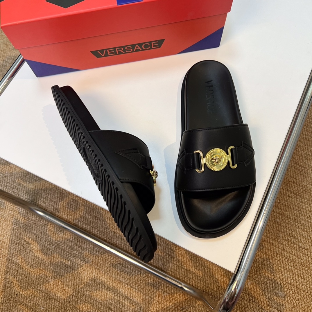 [VERSACE - Versace] P: Tamaño 38-45 top generación de compra de los hombres de primavera y verano za