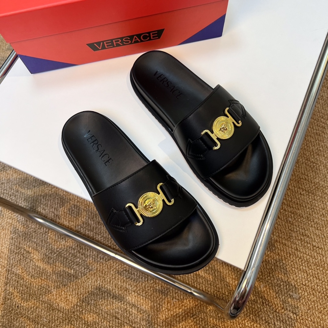 [VERSACE - Versace] P: Tamaño 38-45 top generación de compra de los hombres de primavera y verano za
