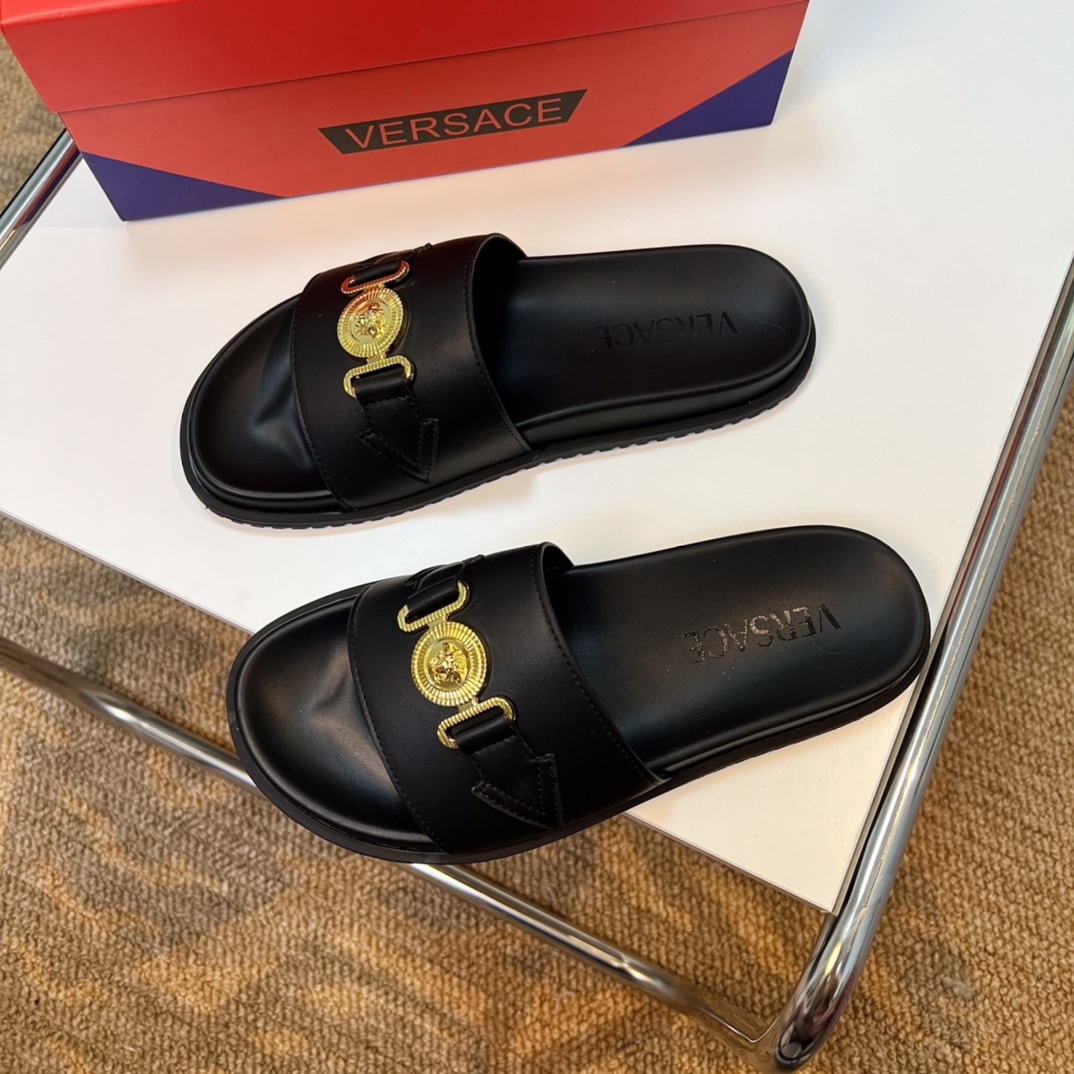 [VERSACE - Versace] P: Tamaño 38-45 top generación de compra de los hombres de primavera y verano za