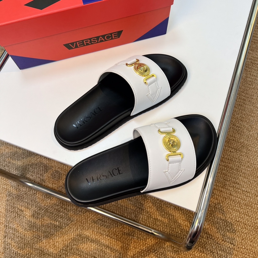 [VERSACE - Versace] P: Tamaño 38-45 top generación de compra de los hombres de primavera y verano za