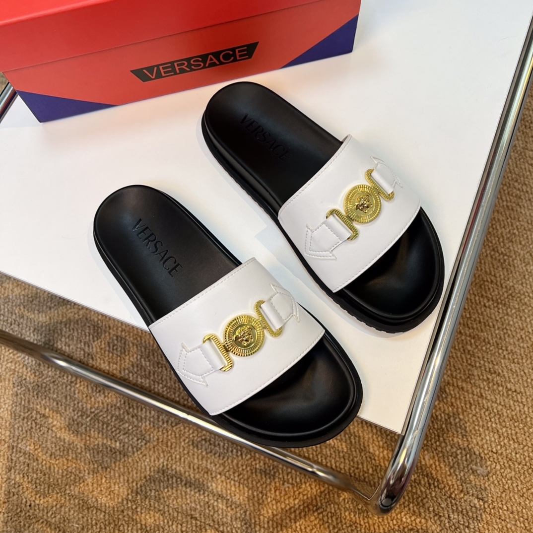 [VERSACE - Versace] P: Tamaño 38-45 top generación de compra de los hombres de primavera y verano za