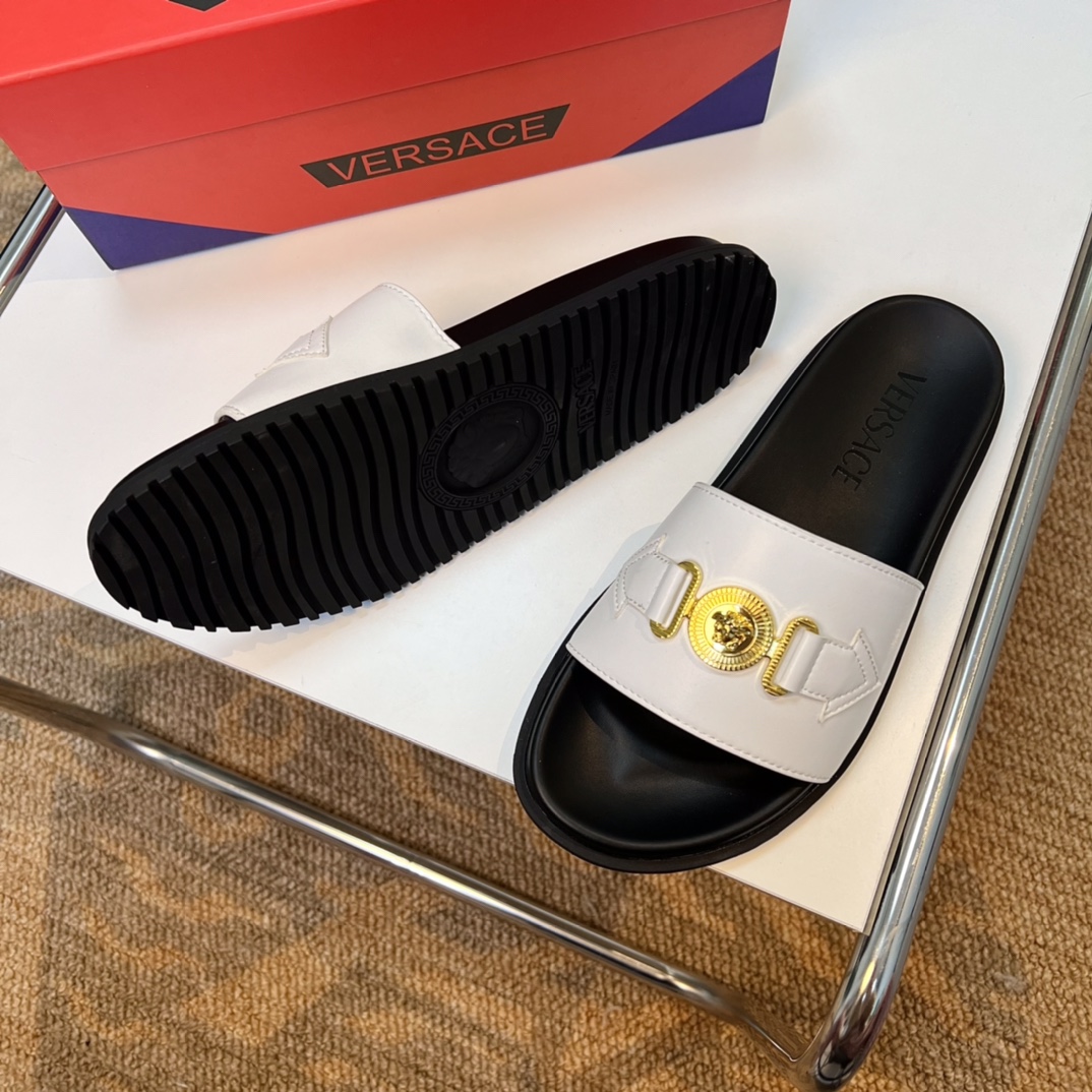 [VERSACE - Versace] P: Tamaño 38-45 top generación de compra de los hombres de primavera y verano za