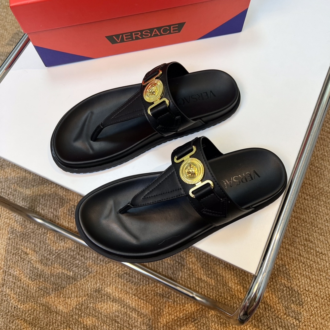 [VERSACE - Versace] P: Tamaño 38-45 top generación de compra de los hombres de primavera y verano za
