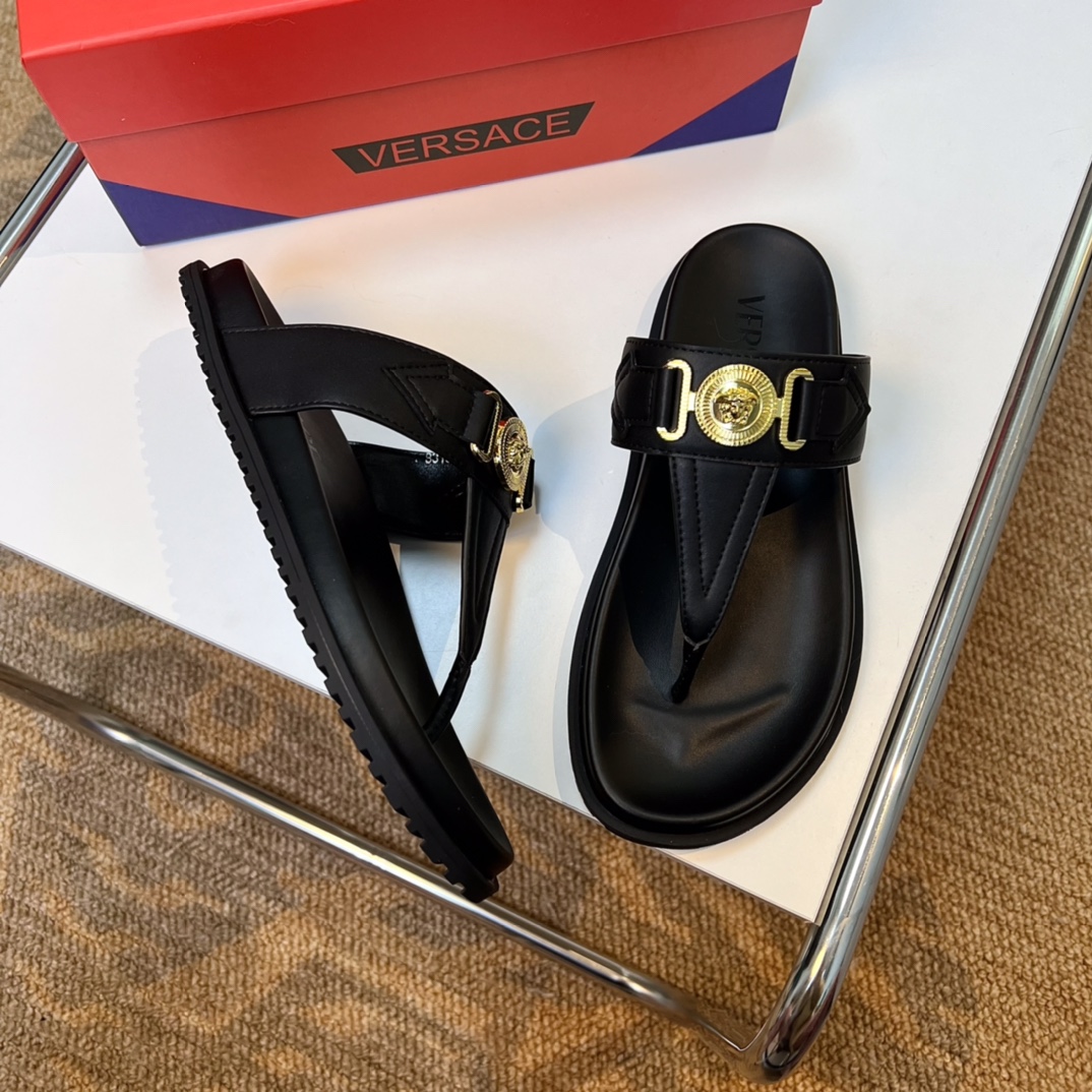 [VERSACE - Versace] P: Tamaño 38-45 top generación de compra de los hombres de primavera y verano za