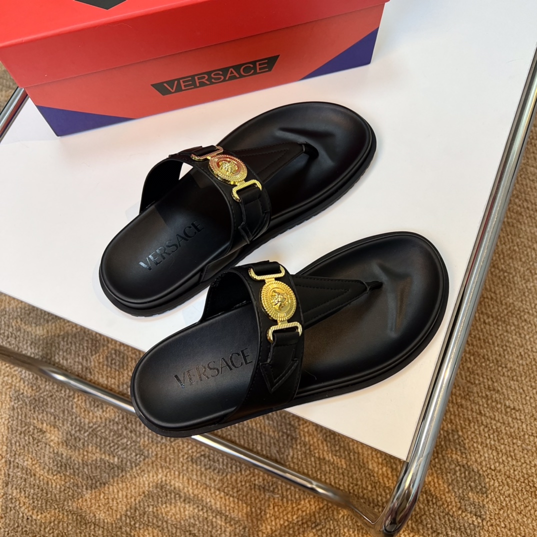 [VERSACE - Versace] P: Tamaño 38-45 top generación de compra de los hombres de primavera y verano za