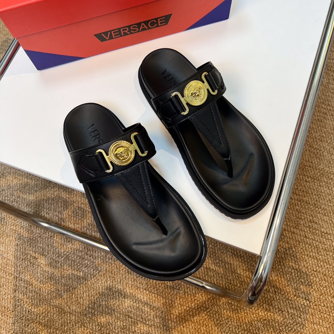 [VERSACE - Versace] P: Tamaño 38-45 top generación de compra de los hombres de primavera y verano za