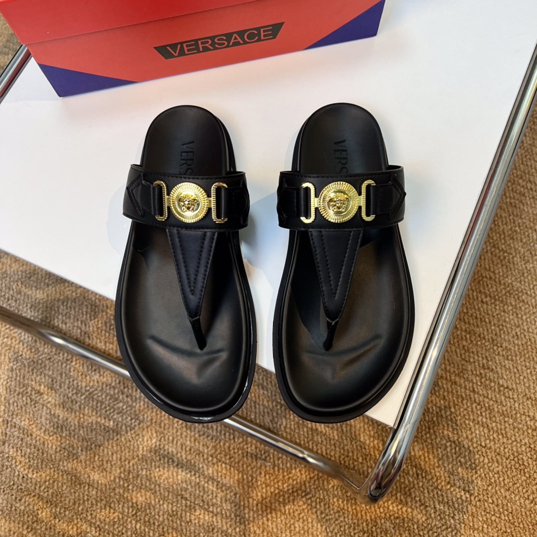 [VERSACE - Versace] P: Tamaño 38-45 top generación de compra de los hombres de primavera y verano za