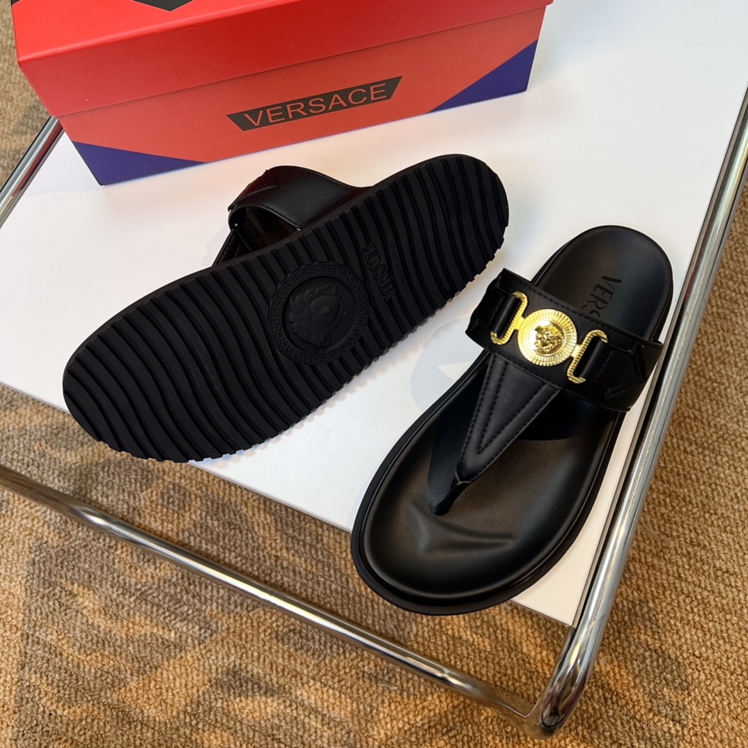 [VERSACE - Versace] P: Tamaño 38-45 top generación de compra de los hombres de primavera y verano za