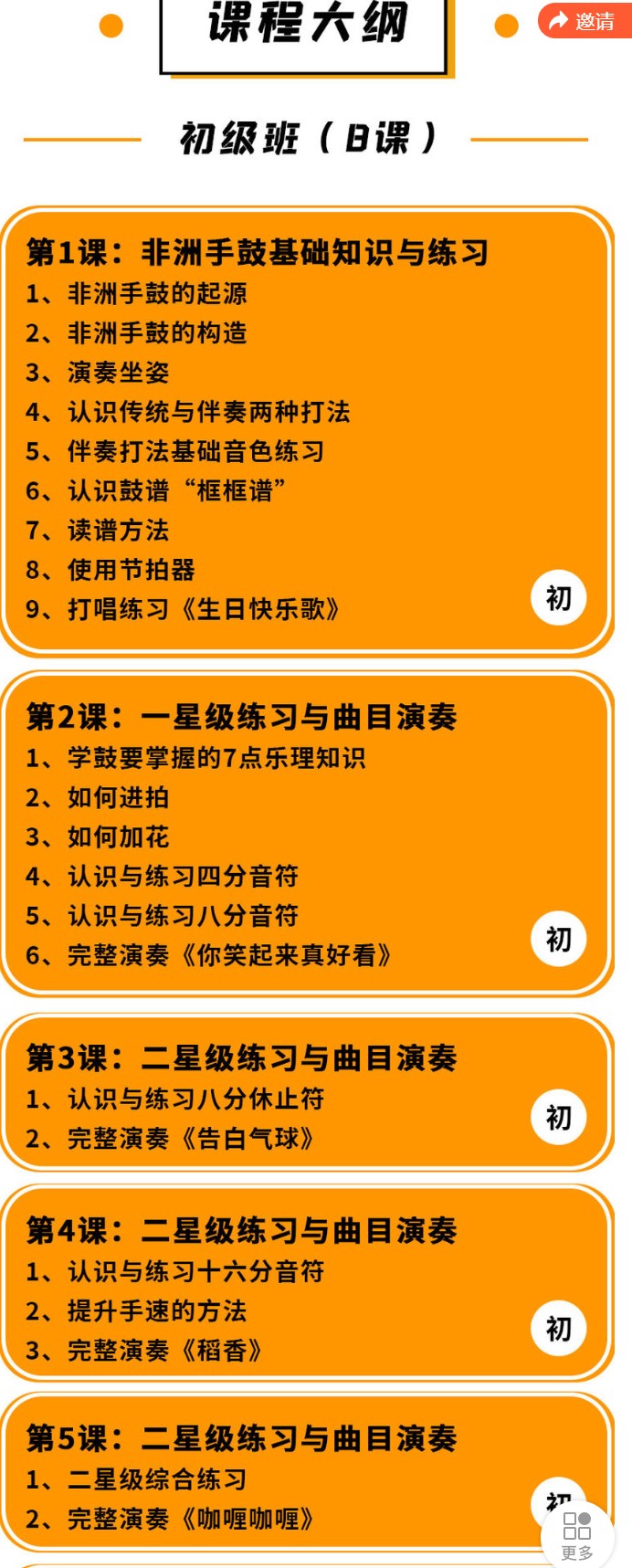 【28[红包]·S8632新系统课-《成人非洲鼓系统提升课》初中高、手速班、即兴班-乐僮节奏】