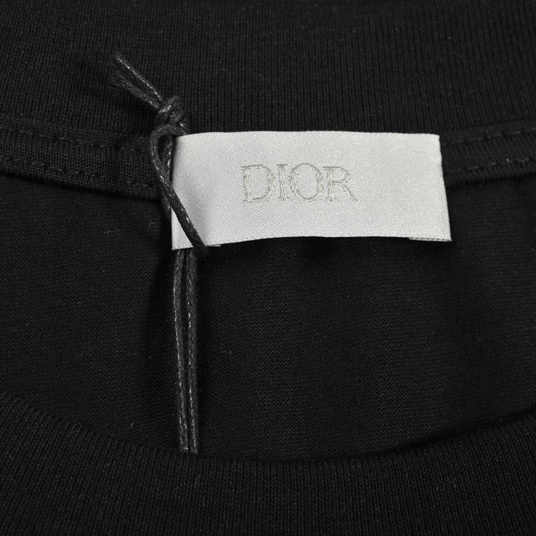 Christina Dior迪奥签名短袖T恤 CD工作室签名短袖