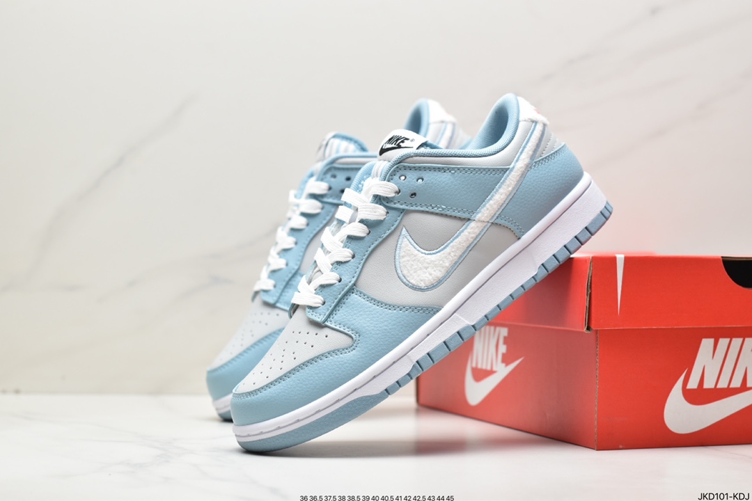160 Nike Dunk Low Retro 蓝灰拼色 SB低帮运动休闲板鞋 FB1871-011