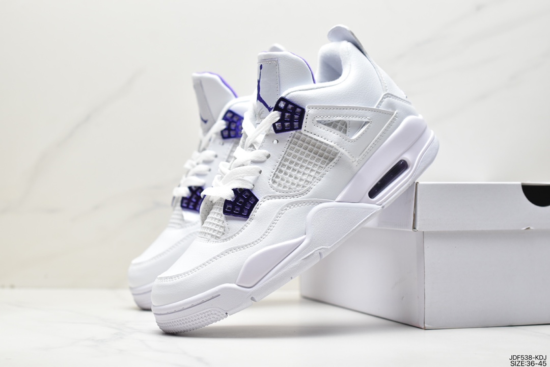 125 乔丹Air Jordan 4 Retro “Motorsport Away”AJ4代中帮复古实战篮球鞋308497-007