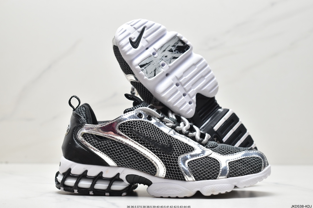 160 Stussy斯图西 x Nike Air Zoom Spiridon Caged 2斯皮里东牢笼2代系列慢跑鞋CQ5486-200