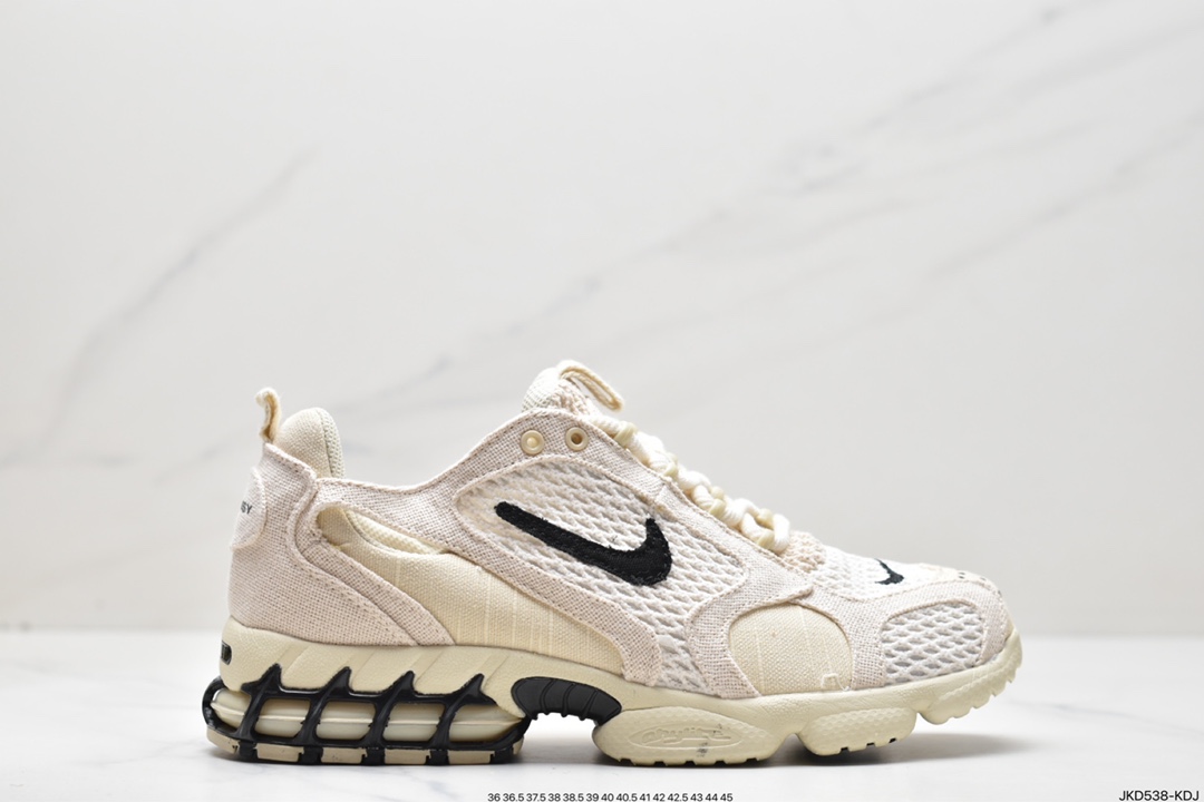 160 Stussy斯图西 x Nike Air Zoom Spiridon Caged 2斯皮里东牢笼2代系列慢跑鞋CQ5486-200