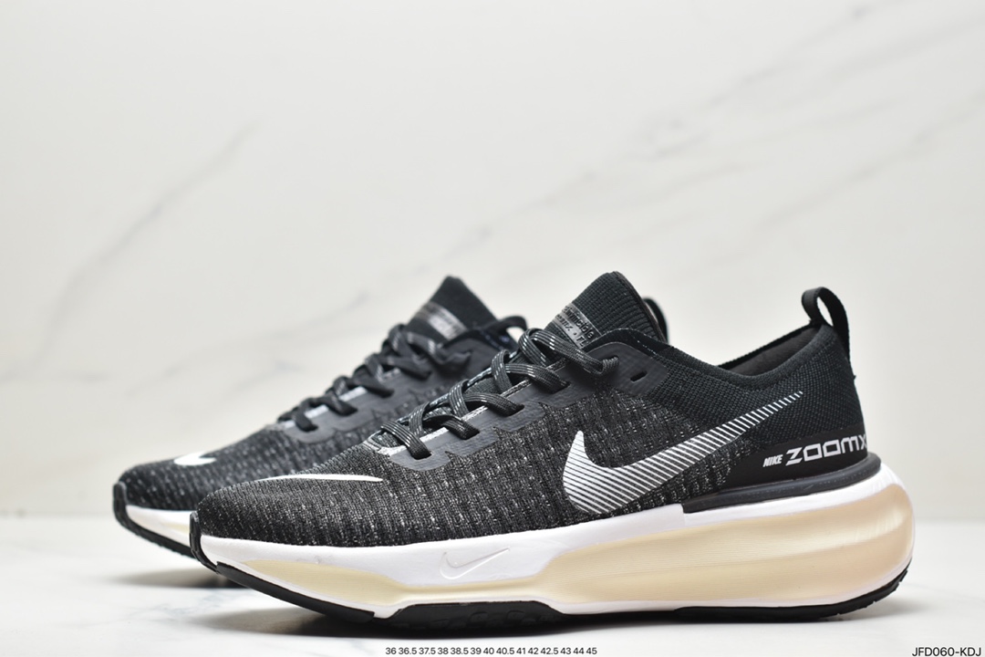 170 耐克NIKE ZOOMX INVINCIBLE RUN FK3 短跑马拉松系带系列轻量慢跑鞋DR2615-001