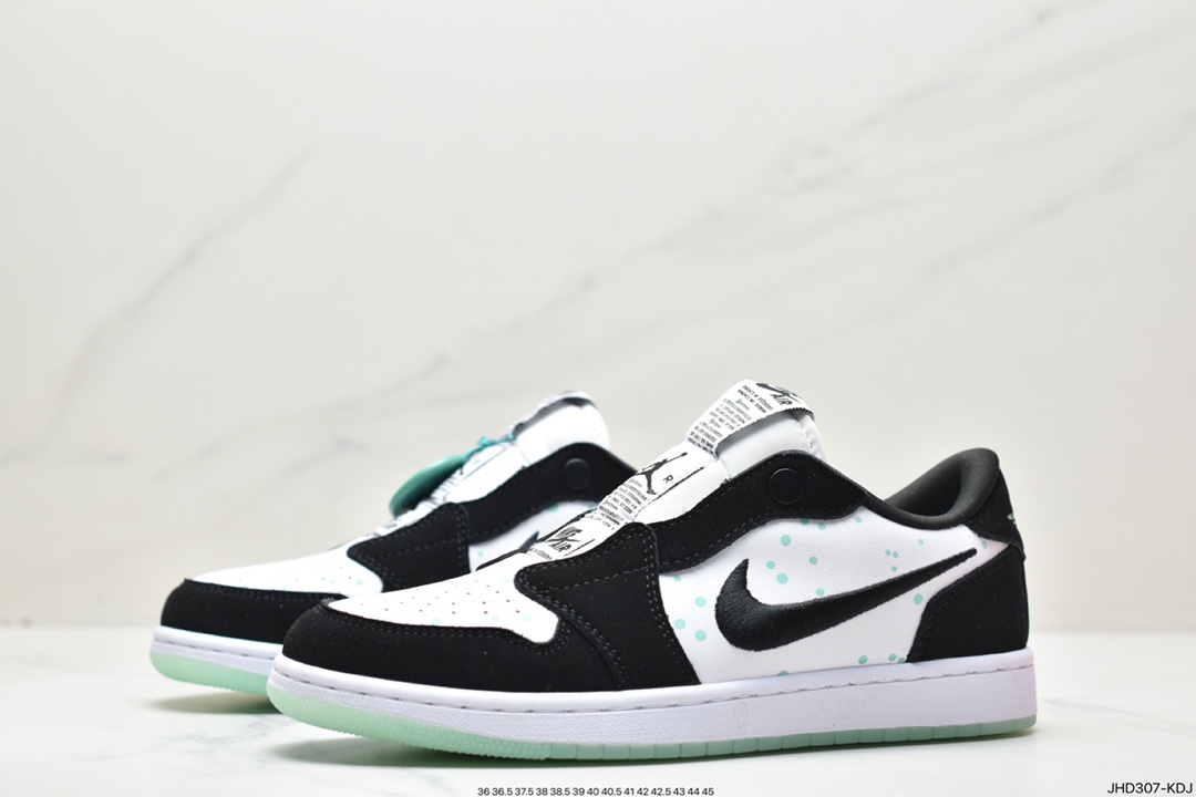 190 Nike Air Jordan 1 Retro Low Slip”Black Toe”迈克尔·乔丹aj1低帮AV3918-288