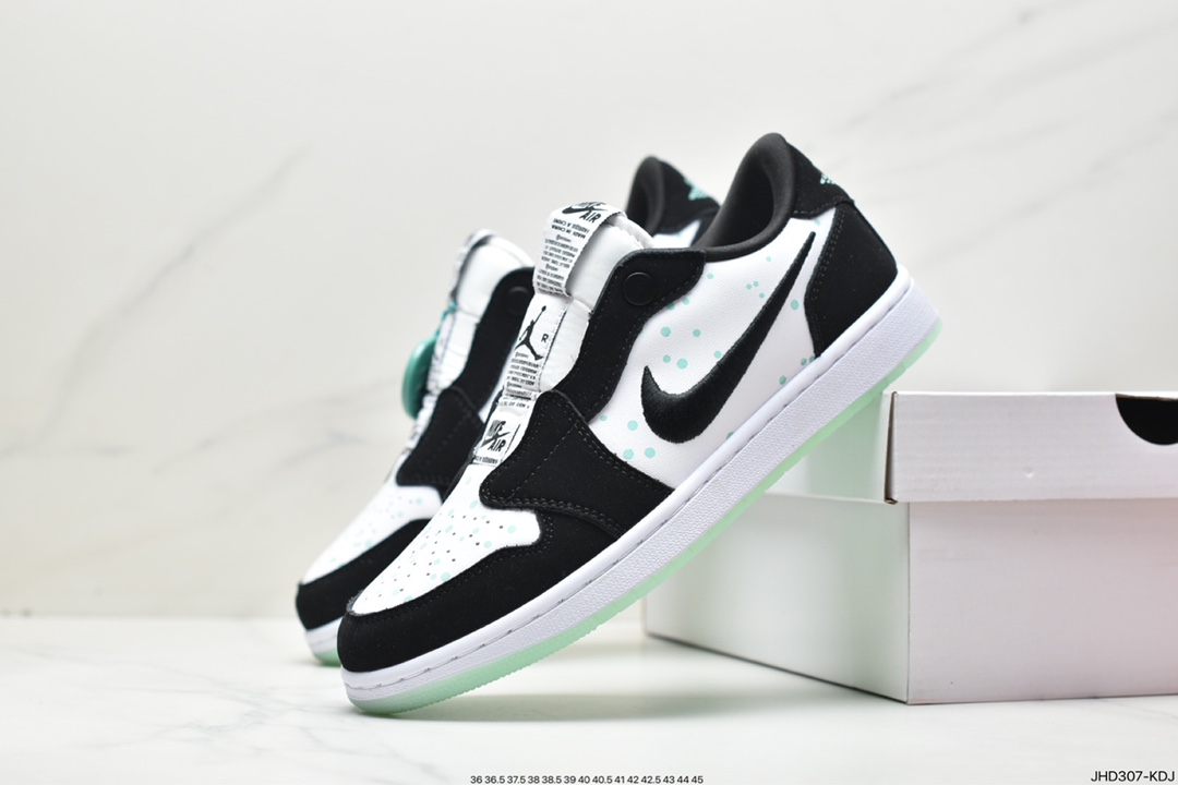 190 Nike Air Jordan 1 Retro Low Slip”Black Toe”迈克尔·乔丹aj1低帮AV3918-288