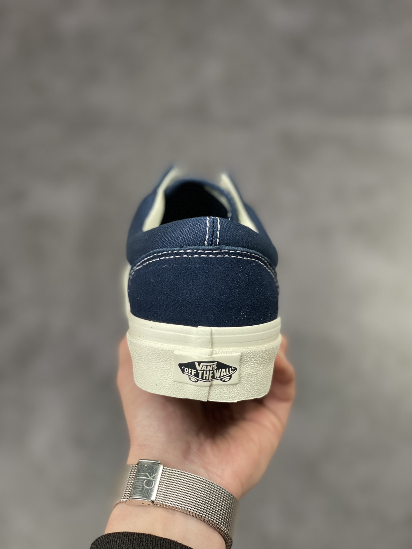 Vans Style 36 Deep Blue Quan Zhilong same style small toe low-top vulcanized sneakers VN0A3DZ3RFL