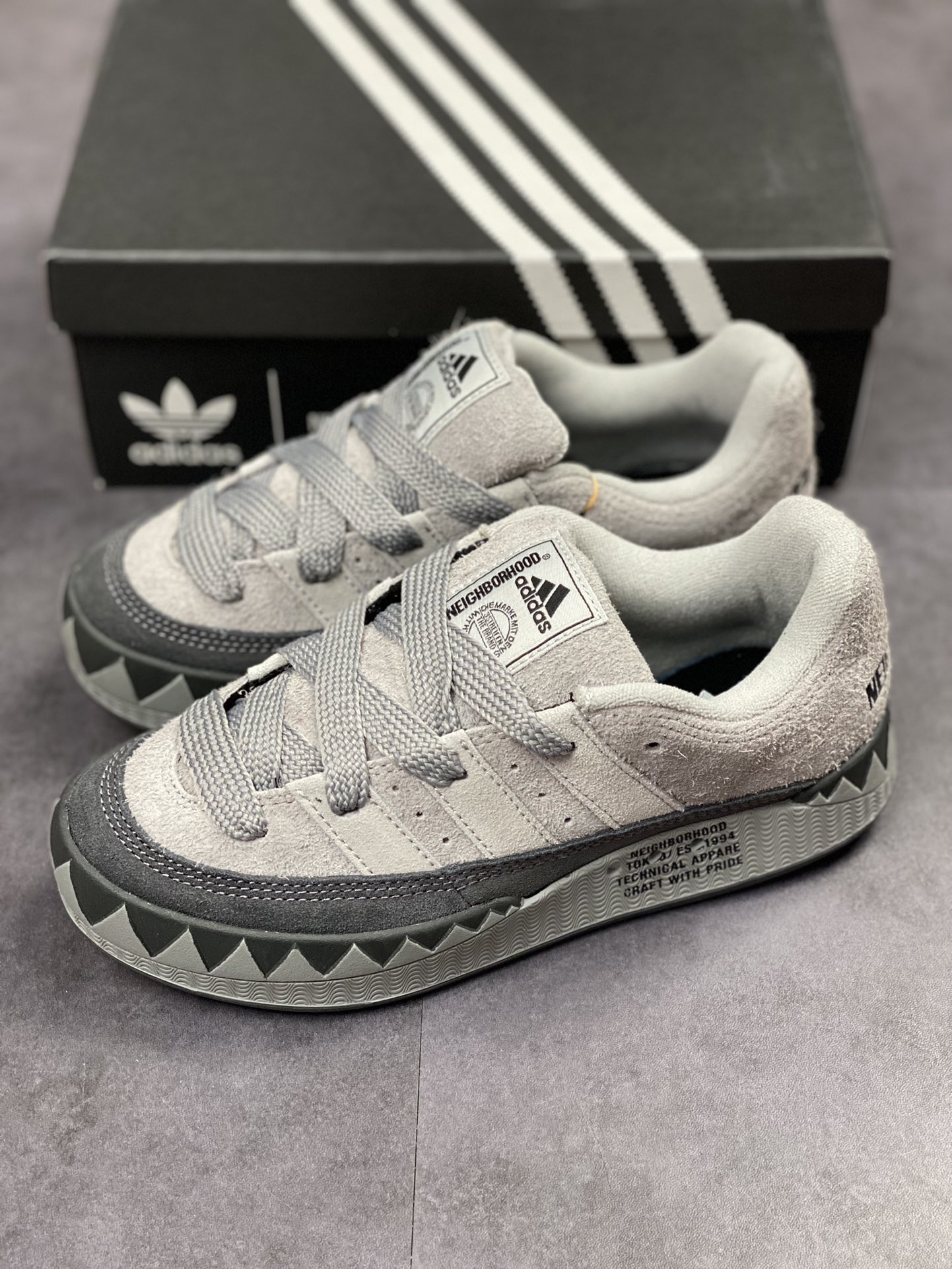 Human Made x Adidas Adimatic Low ”Made Grey” Matic Series HP6771