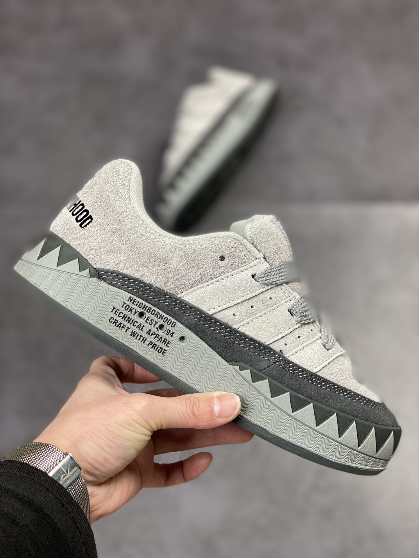 Human Made x Adidas Adimatic Low ”Made Grey” Matic Series HP6771