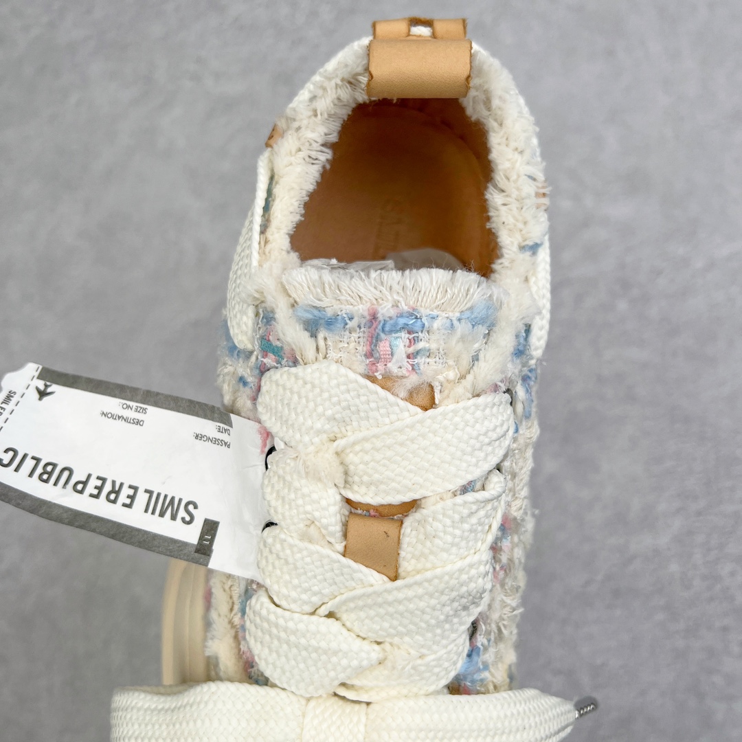 图片[5]-＃开春福利 SMILEREPUBLIC檀健次同款经典新款起司猫低帮开口笑厚底帆布鞋 新晋街头鞋履品牌SMILEREPUBLIC Canvas 系列 以 SMILE 为灵感来源 捕捉潮流 主打柔软的帆布设计 有裁切的羊毛流苏与独特编织技艺 超软水染牛皮内里 注塑成型鞋垫 4cm厘米外增高效果橡胶鞋底 尺码：35 36 37 38 39 40 41 42 43 44-选品中心