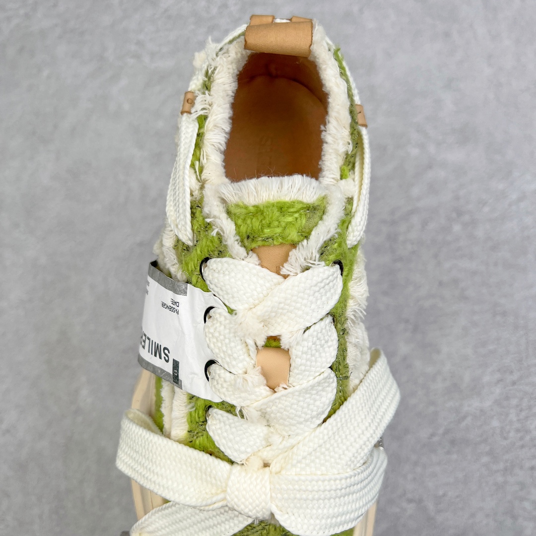 图片[5]-＃开春福利 SMILEREPUBLIC檀健次同款经典新款起司猫低帮开口笑厚底帆布鞋 新晋街头鞋履品牌SMILEREPUBLIC Canvas 系列 以 SMILE 为灵感来源 捕捉潮流 主打柔软的帆布设计 有裁切的羊毛流苏与独特编织技艺 超软水染牛皮内里 注塑成型鞋垫 4cm厘米外增高效果橡胶鞋底 尺码：35 36 37 38 39 40 41 42 43 44-选品中心